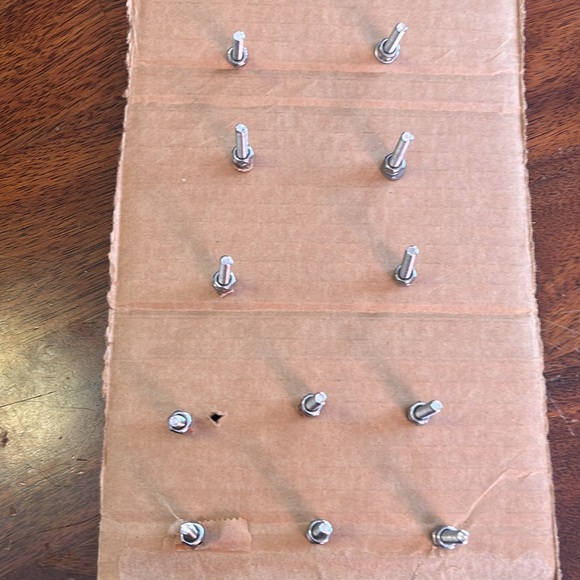 Twelve Blue and White Mosaic Ceramic Drawer Pulls 1.5” Diameter - Picture 3 of 3